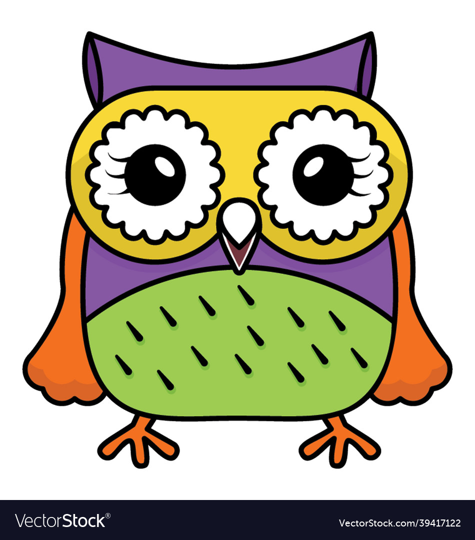 Cute Owl Royalty Free Vector Image - Vectorstock