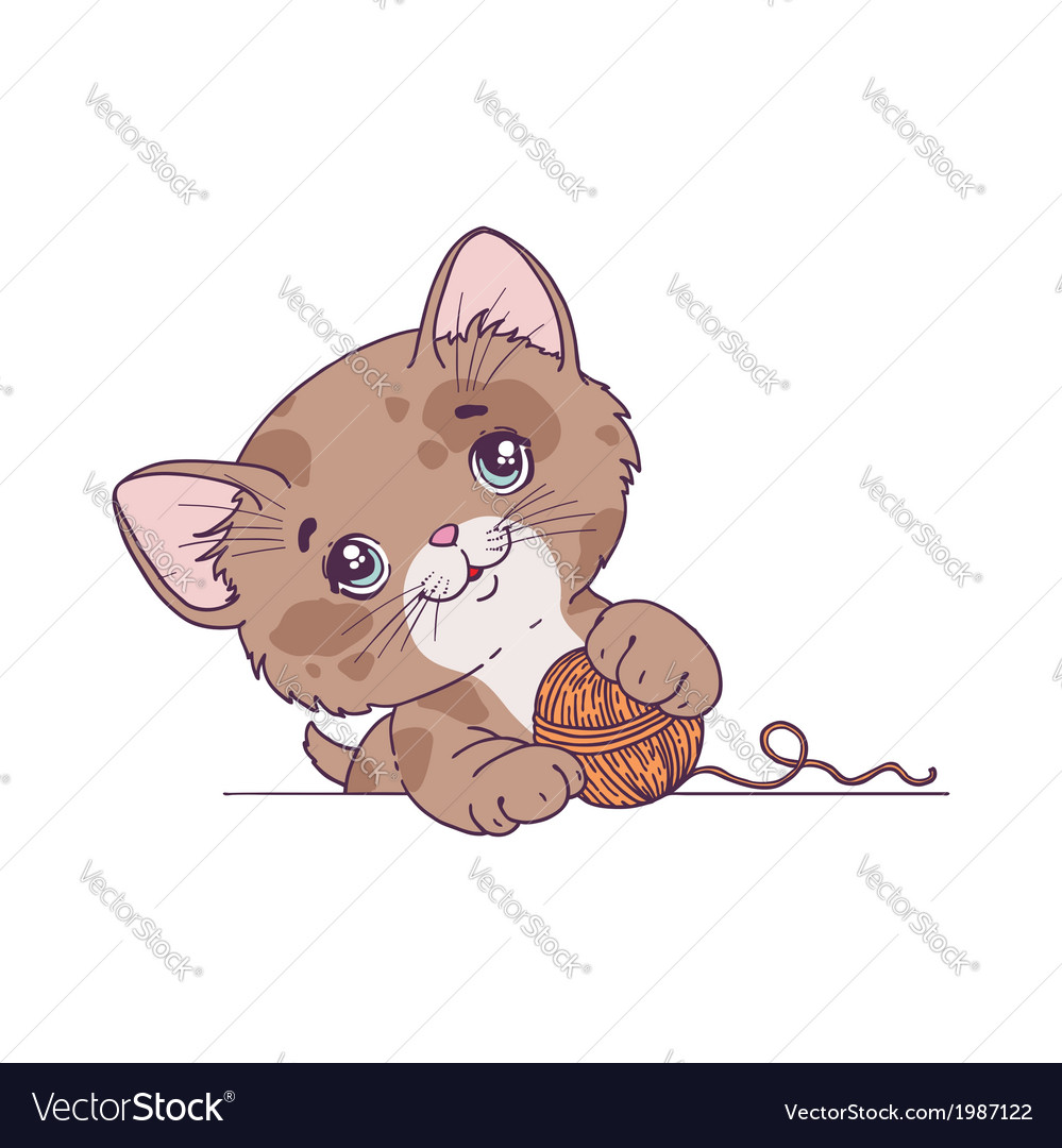 Funny Cat Royalty Free Vector Image Vectorstock Funny Cat Royalty Free Vector Image Vectorstock