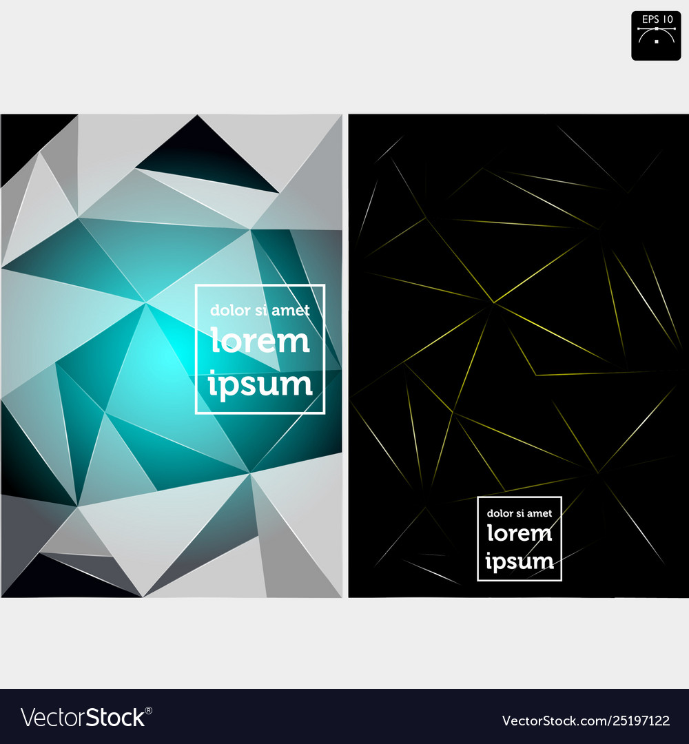 Modern abstract triangular background