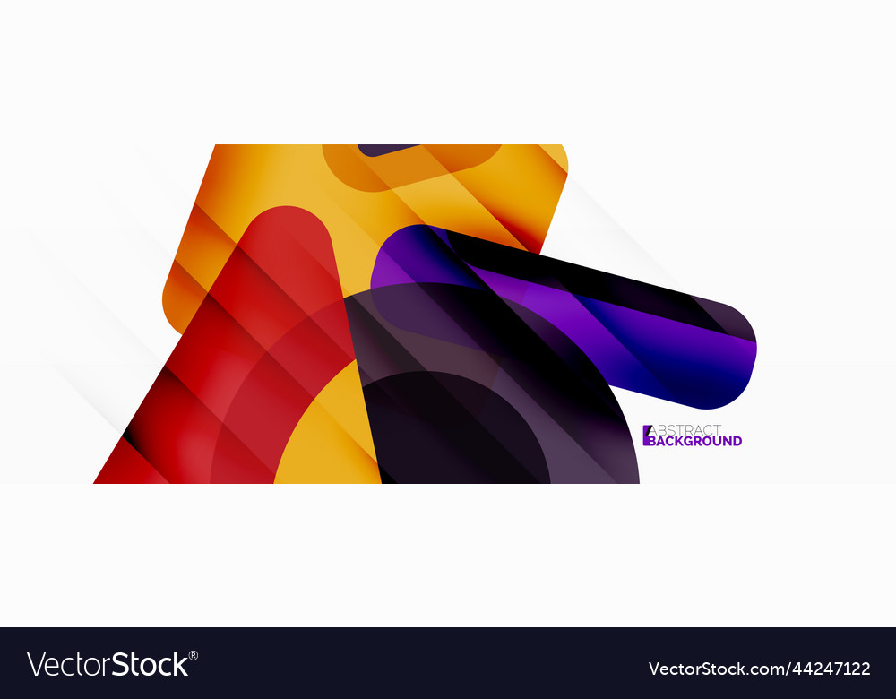Primitive geometric shapes - line triangle vector image Primitive geometric shapes - line triangle