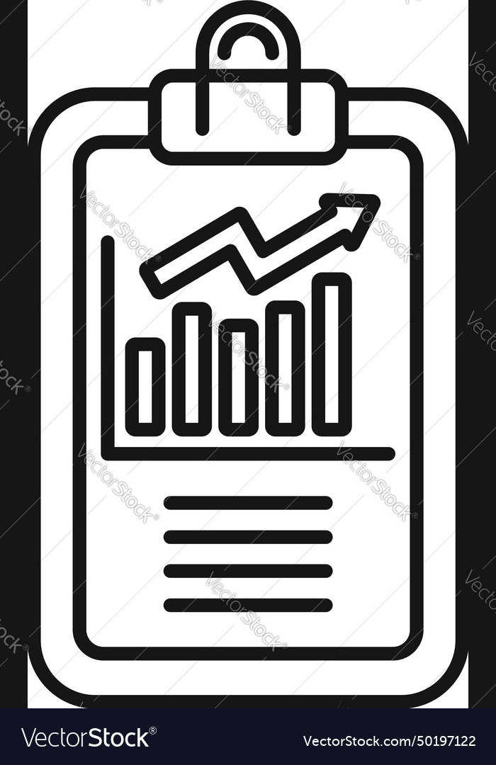 Supervise management icon outline process Vector Image