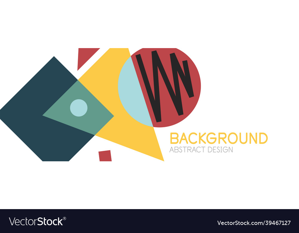 Abstract background blocks lines triangles