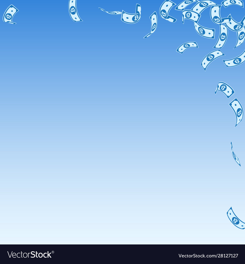 Bitcoin internet currency notes falling sparse b