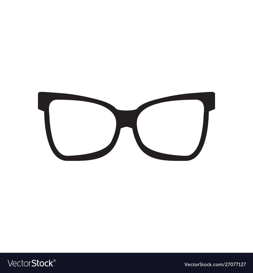 Glasses graphic design template isolated