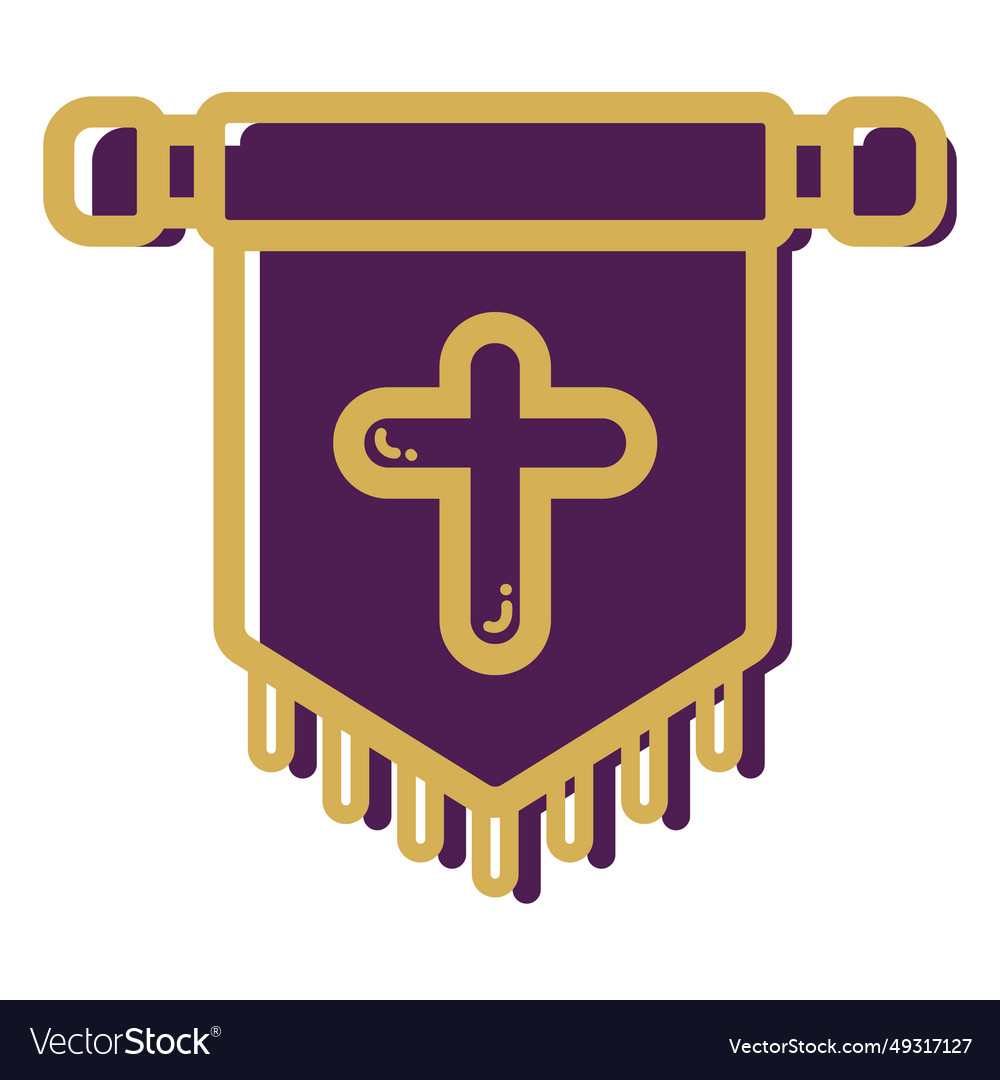 Isolated royalty emblem icon medieval