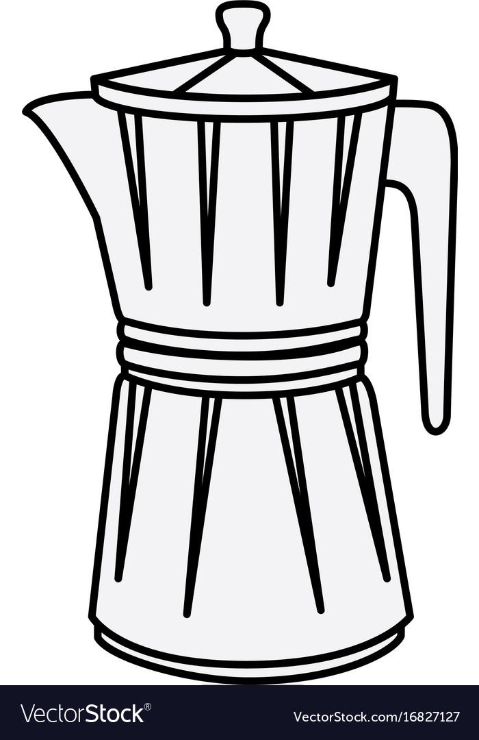 Italian Coffee Maker Icon Vector Image Italian Coffee Maker Icon Vector Image