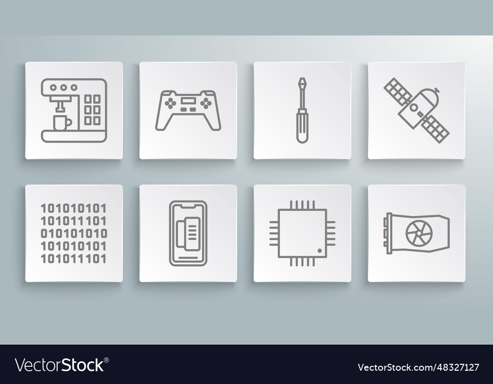 Zeile binärer Code gamepad Smartphone mobile vector image Zeile binärer Code gamepad Smartphone mobile