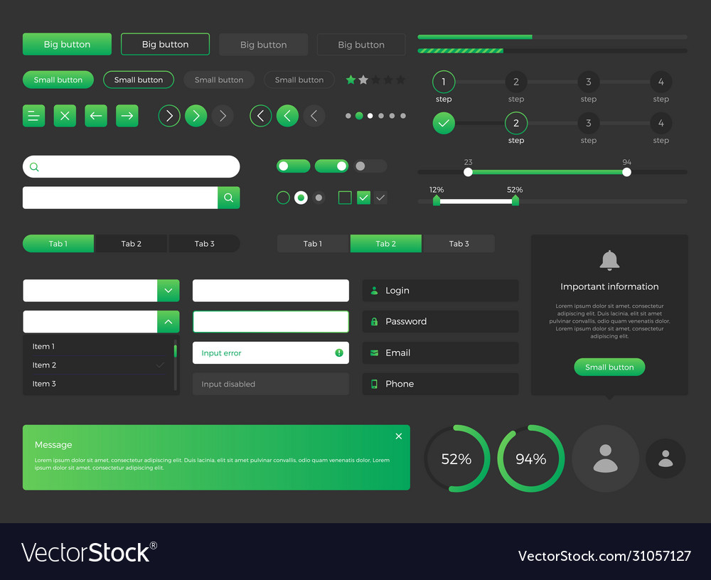 UI Elements Kit - Web & App