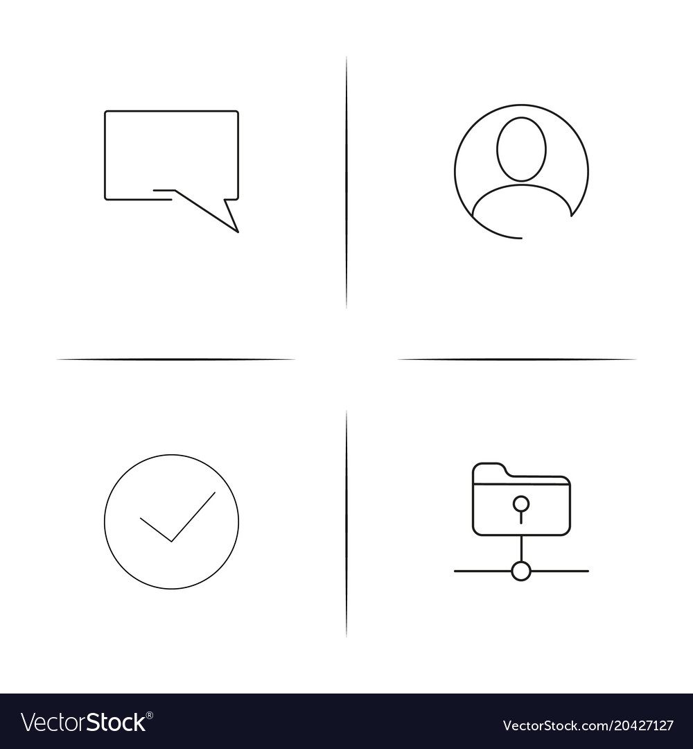 Web und Text einfache lineare Icon setsimple Umriss