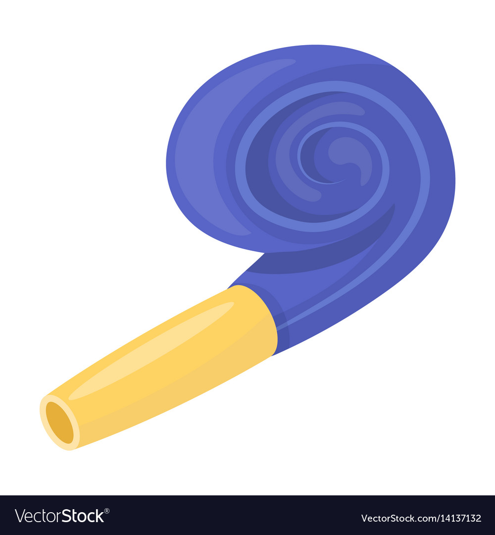A festive whistle with ribbonparty and parties