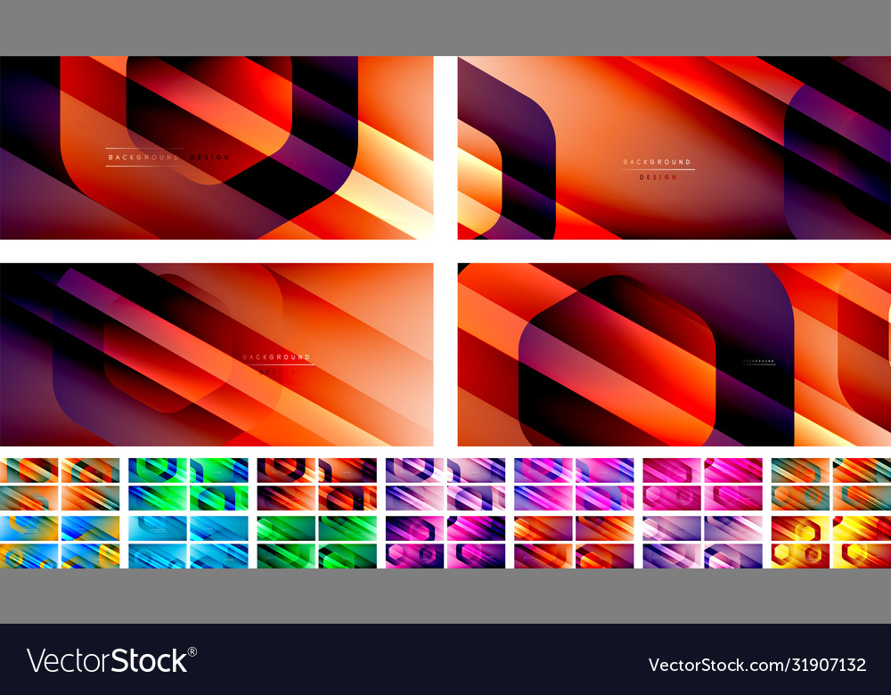 Fluid Hexagon Abstract Background