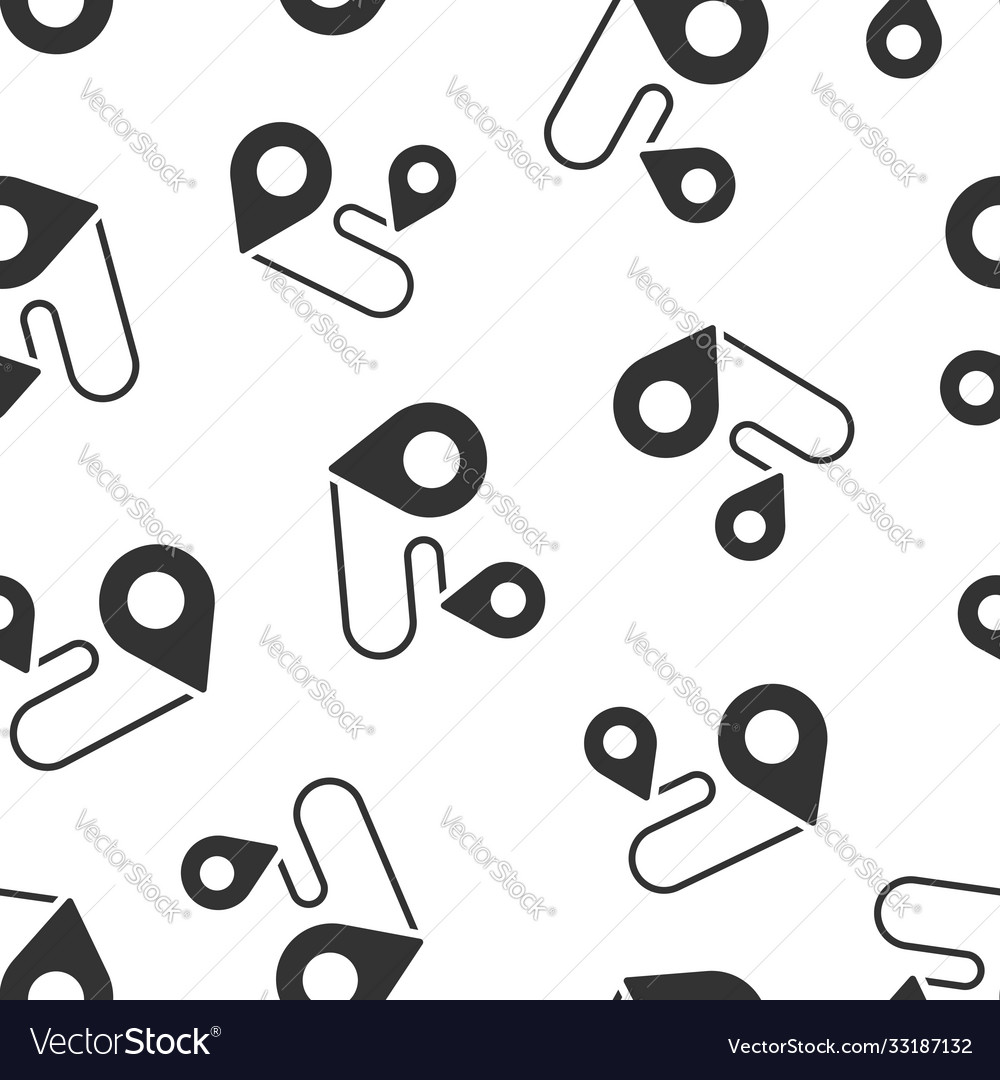 Map Pin Icon In Flat Style Gps Navigation Vector Image Map Pin Icon In Flat Style Gps Navigation Vector Image