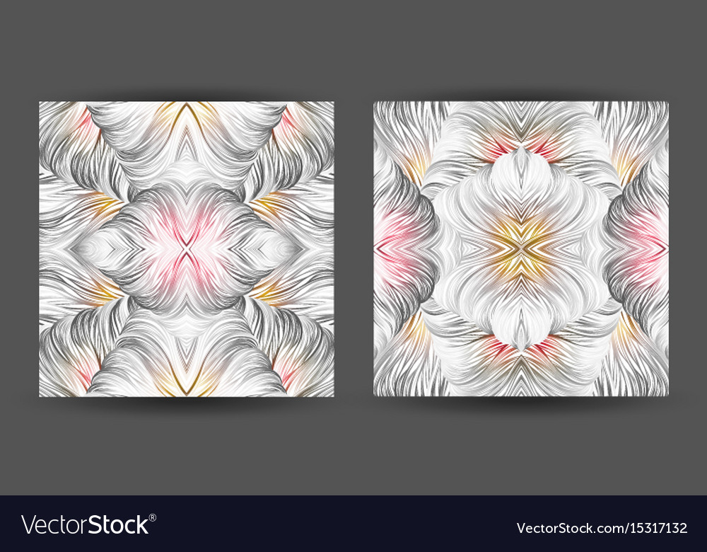 Set abstract pattern seamless line art