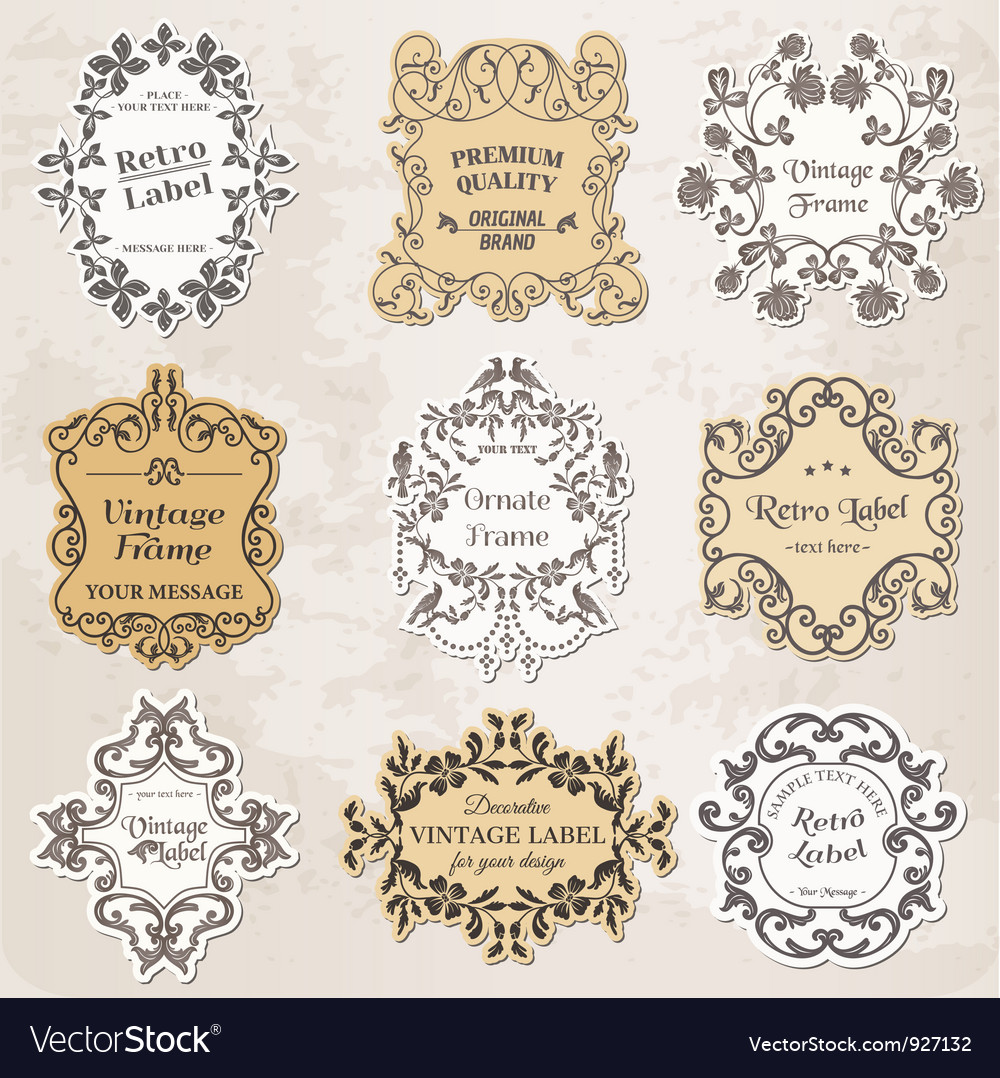 Vintage frames