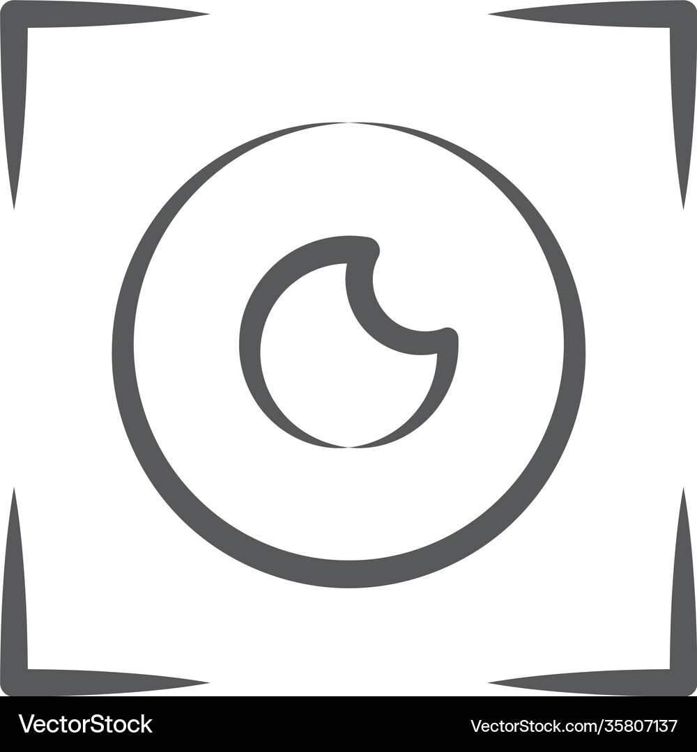 Camera focus Royalty Free Vector Image - VectorStock