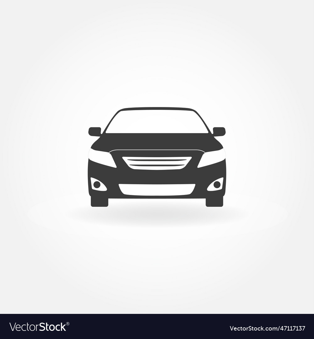 Car icon front view