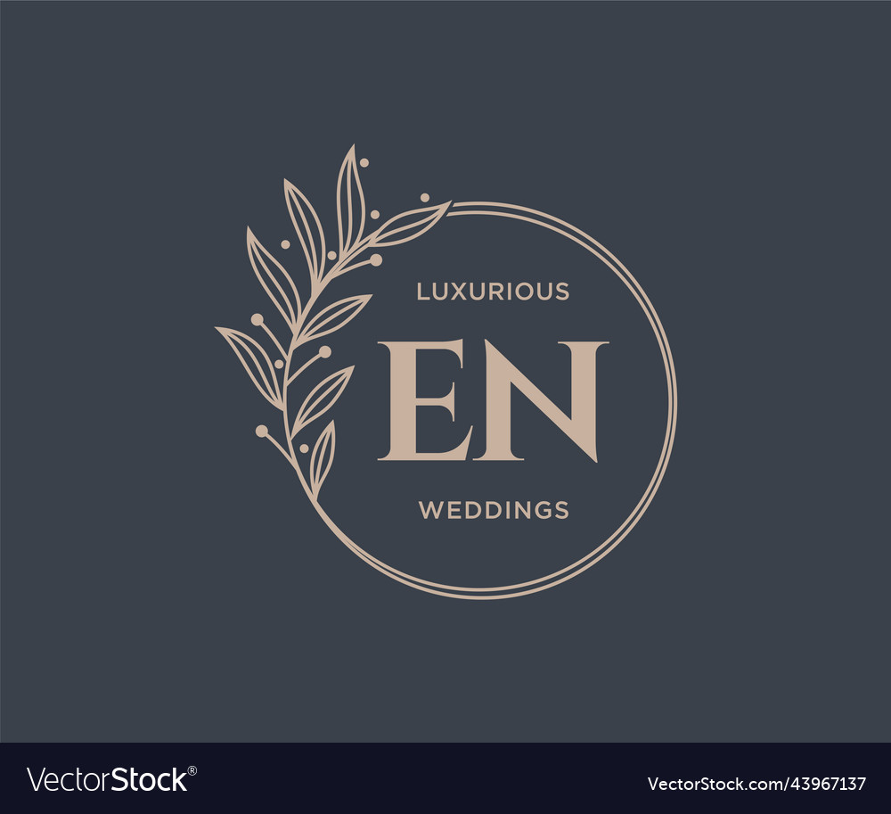 An Initialen Brief Hochzeit Monogramm Logos