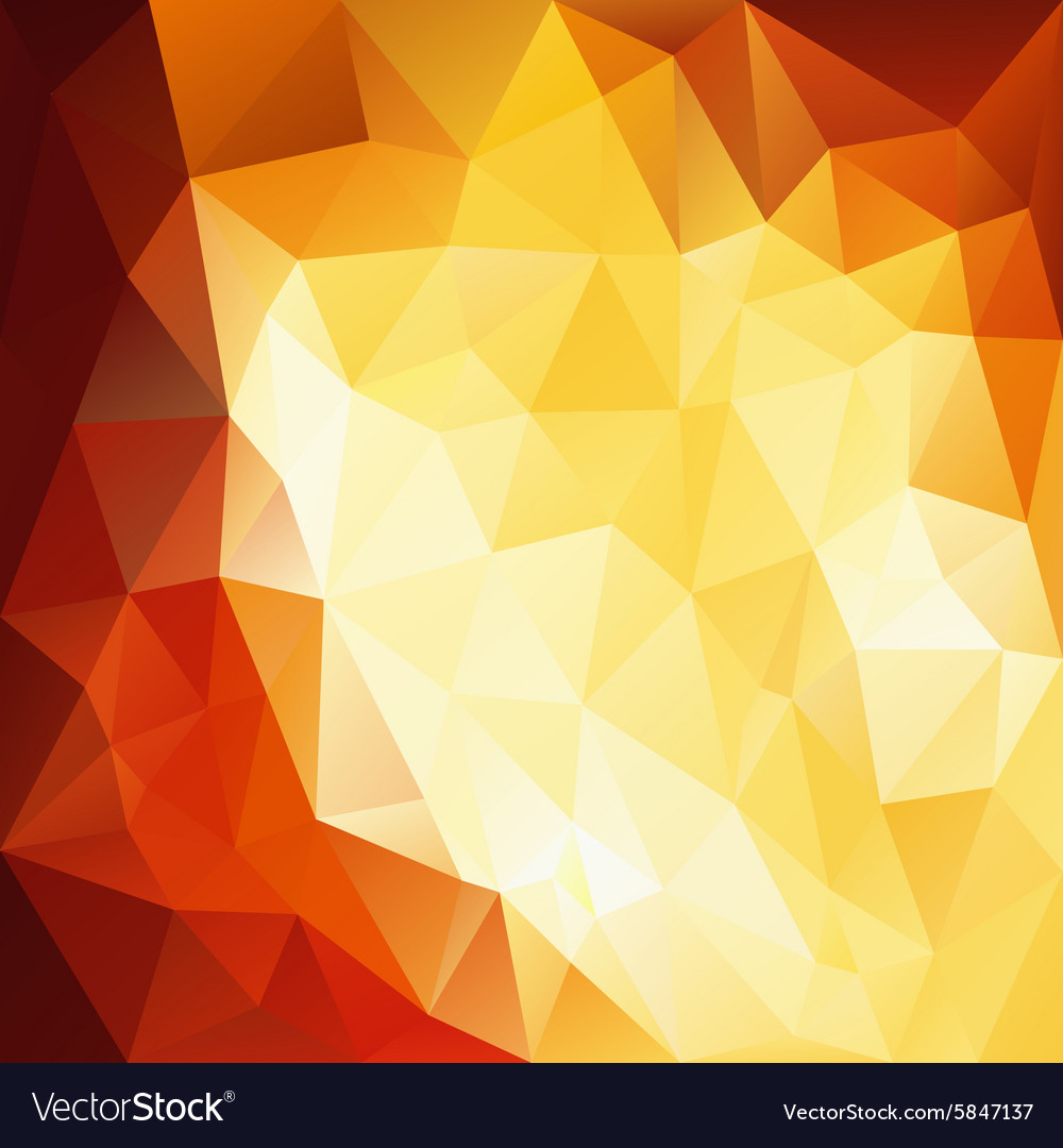 Fiery Orange Triangular Pattern