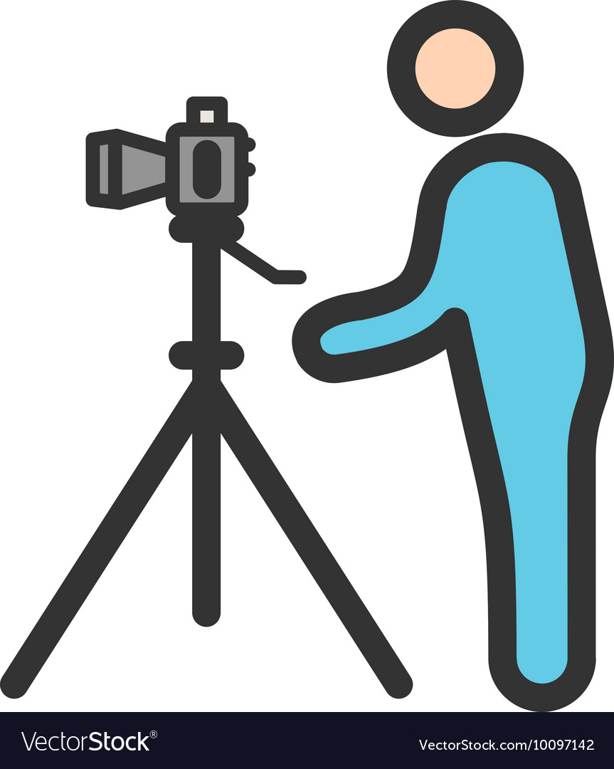 Photographer i Royalty Free Vector Image - VectorStock