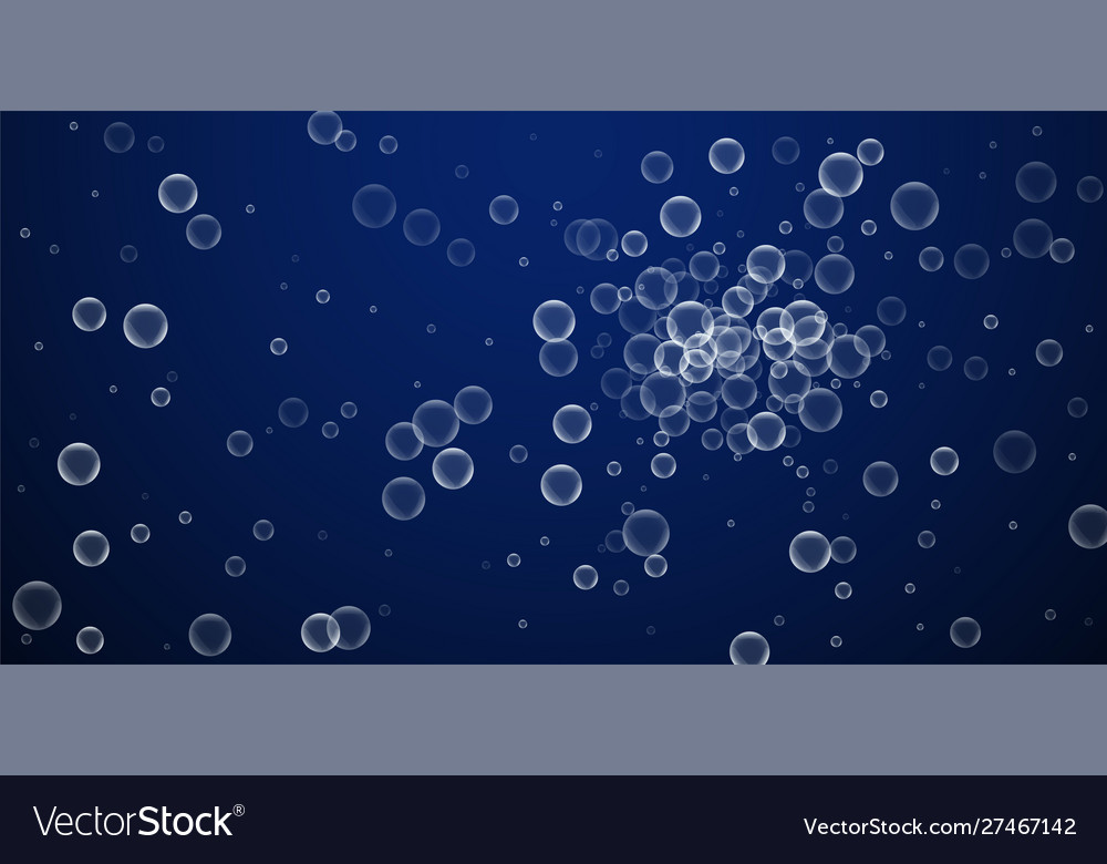 Random soap bubbles abstract background blowing b