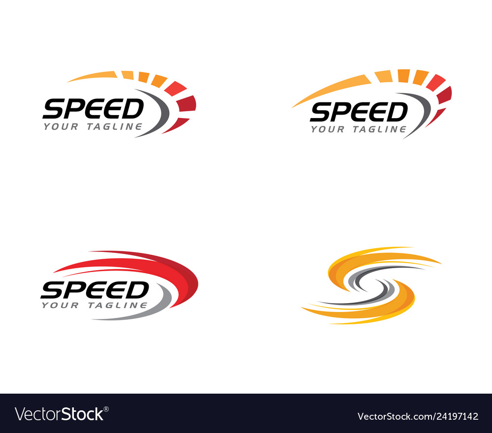 Speed icon simple design Royalty Free Vector Image