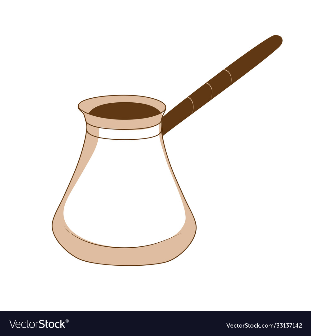 Turk coffee machine object for creating