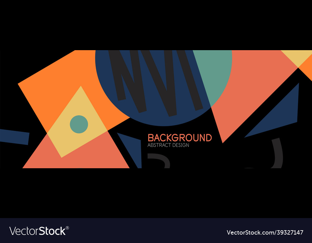 Abstract background blocks lines triangles vector image Abstract background blocks lines triangles