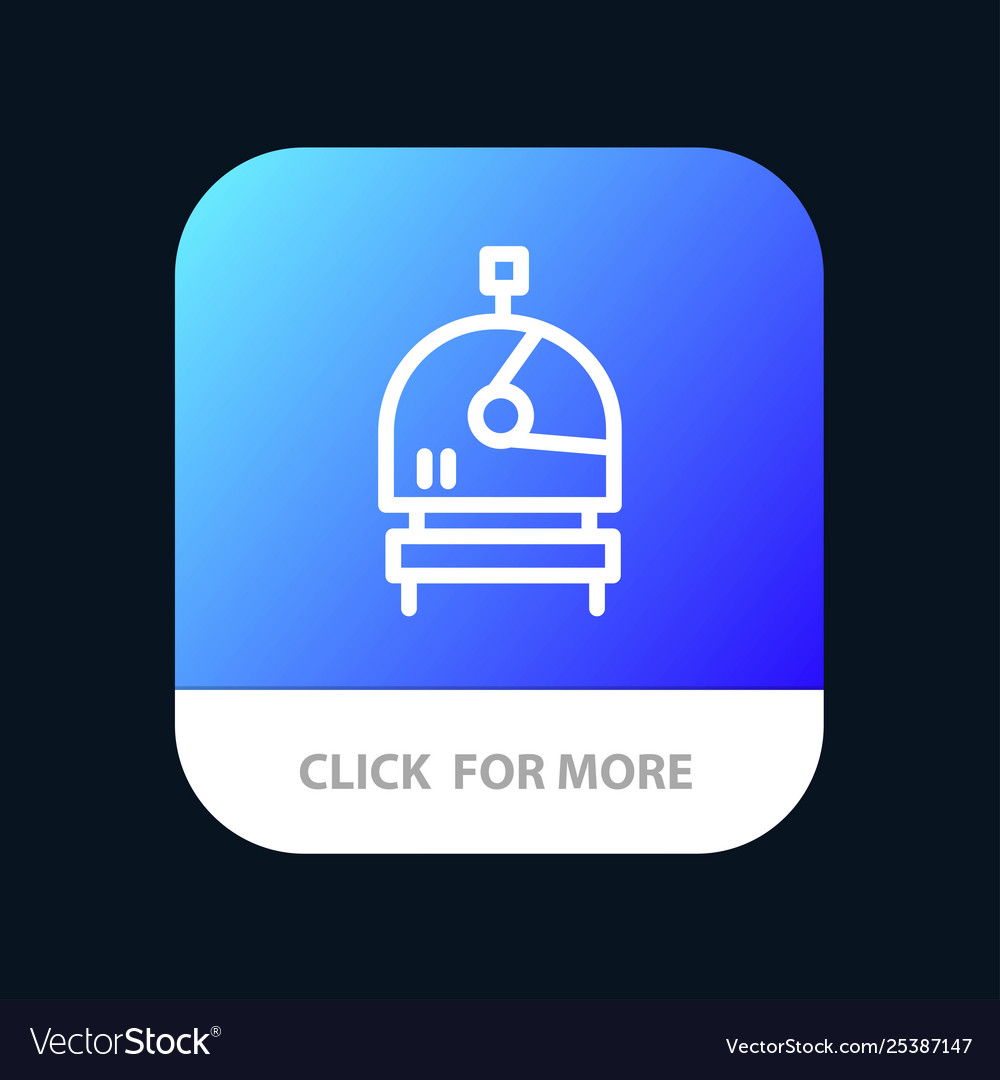 Astronaut helmet space mobile app button android