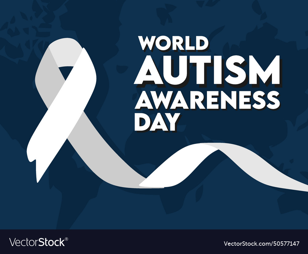 Celebrate world autism awareness day Royalty Free Vector