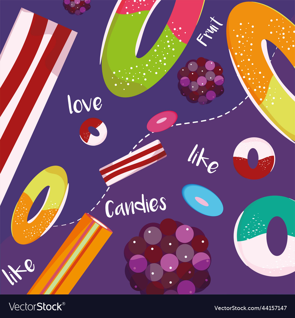 Colored seamless pattern background with different