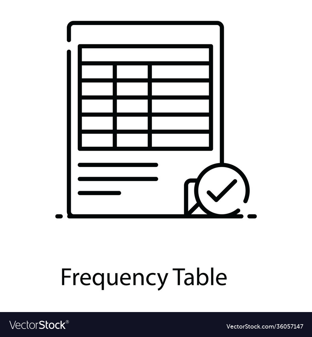 Frequency table