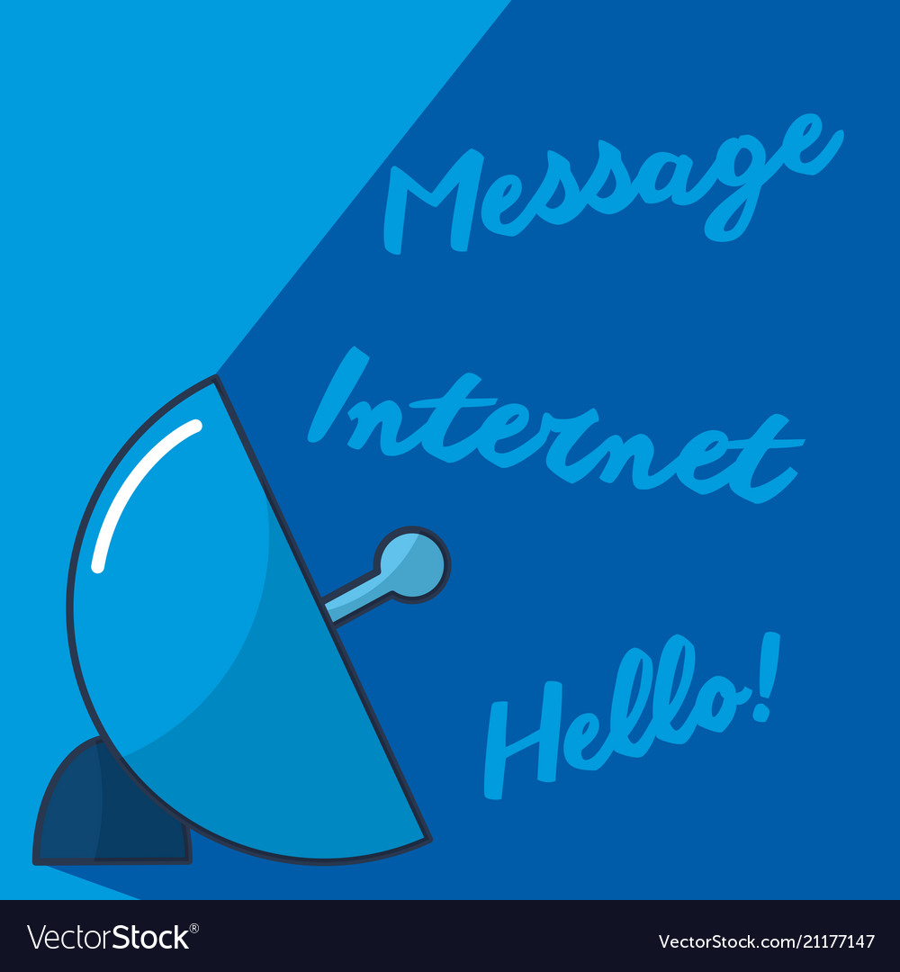 Hello internet and message