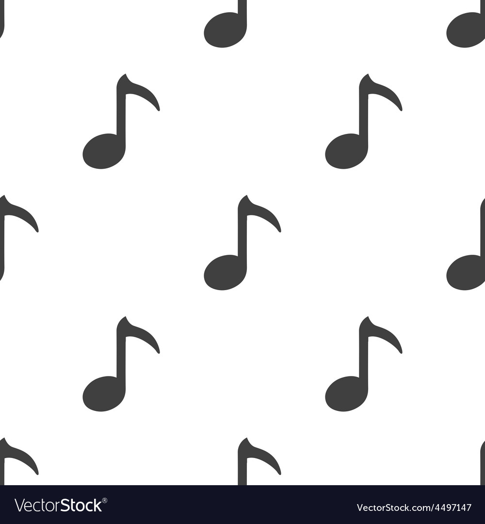 Musical Note Seamless Pattern