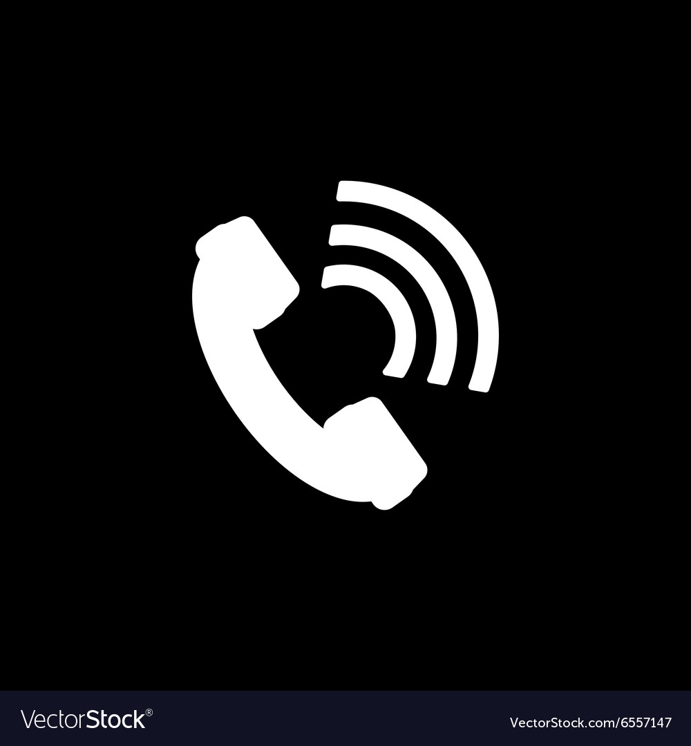 Telefon Icon Symbol flach