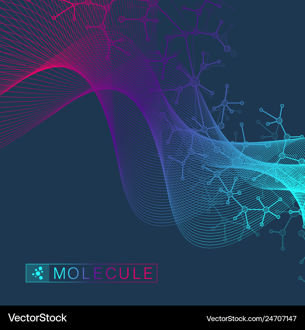 Scientific genetic engineering Royalty Free Vector Image
