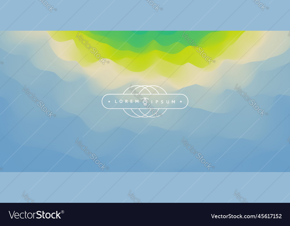 Abstract Wavy Gradient Backdrop