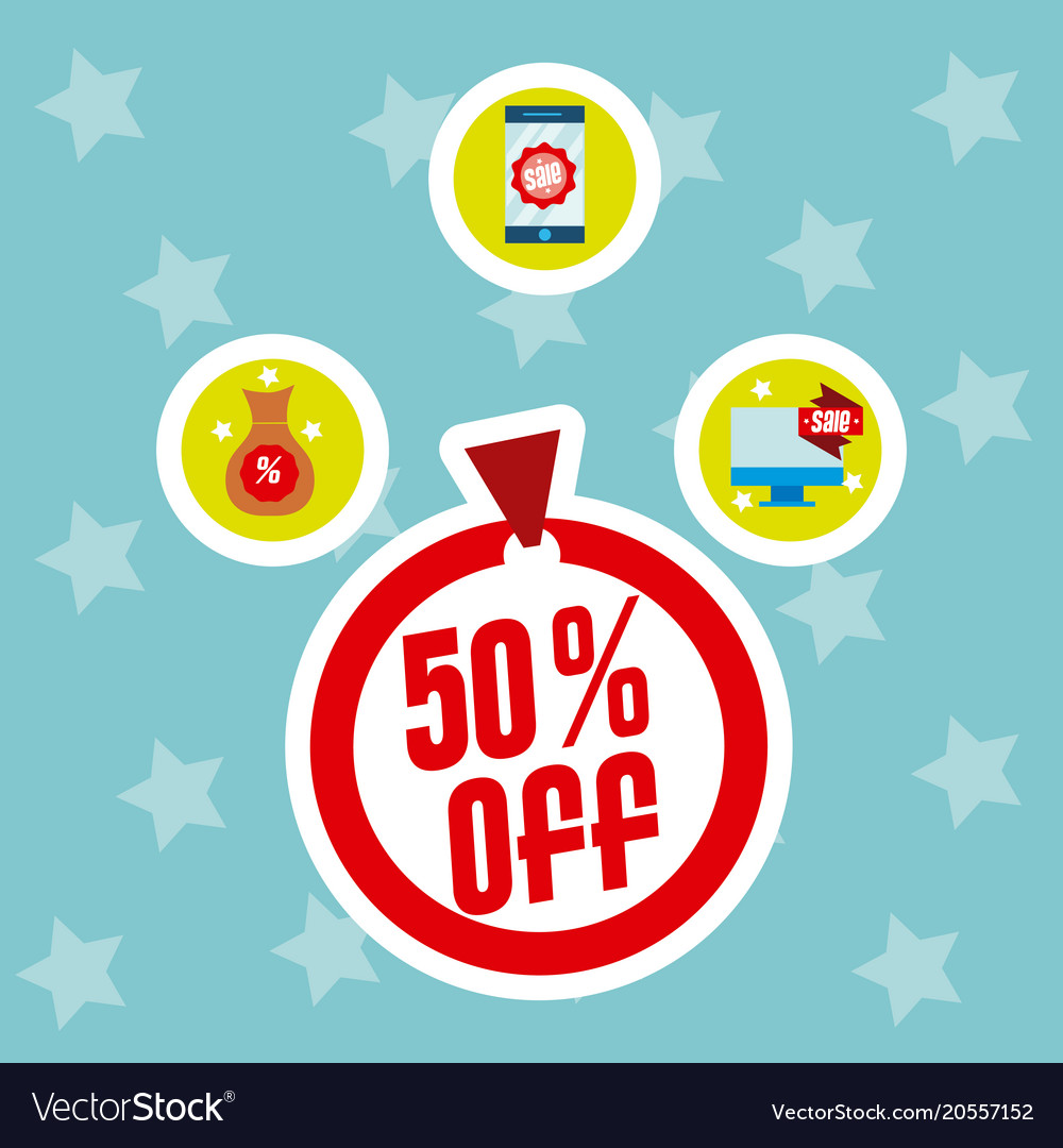 Big discounts sales Royalty Free Vector Image - VectorStock