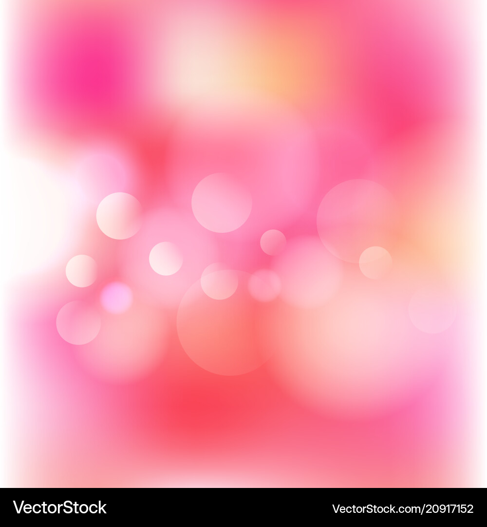 Blurred bokeh lights background Royalty Free Vector Image