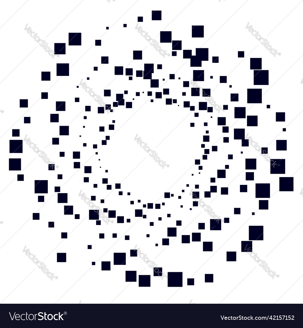 Circles random scattered shapes element Vector Image Circles random scattered shapes element