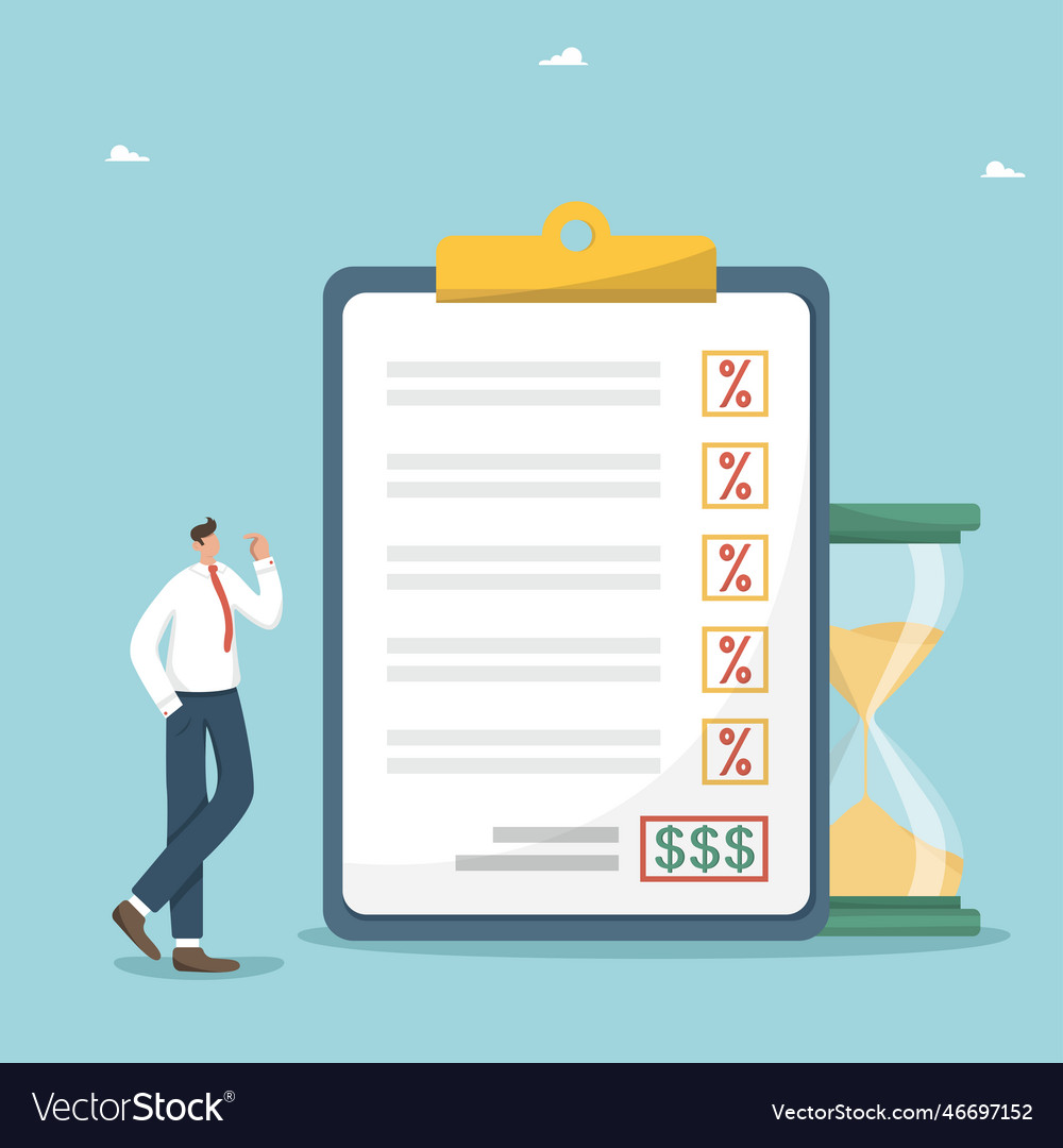 Man near a cost calculation project document