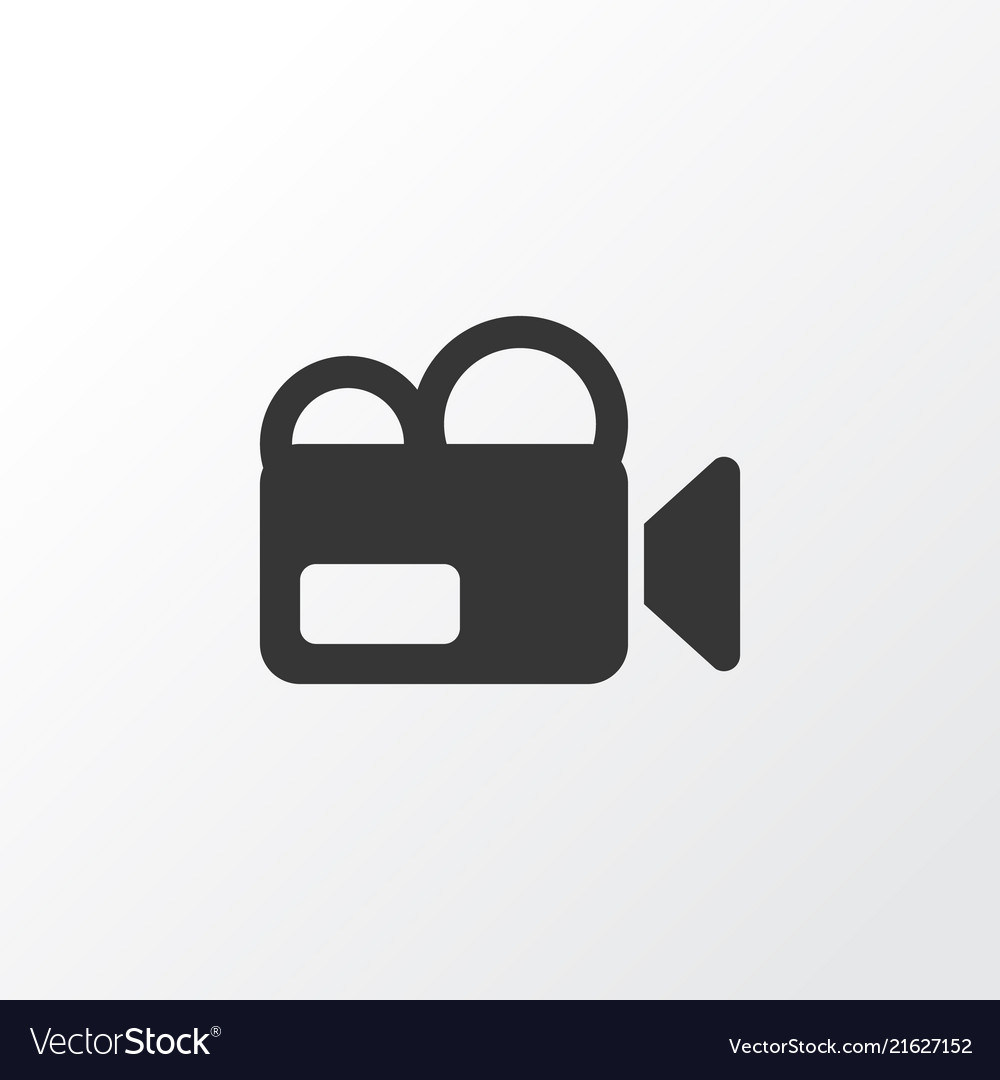 Video camera icon symbol premium quality isolated Vector Image