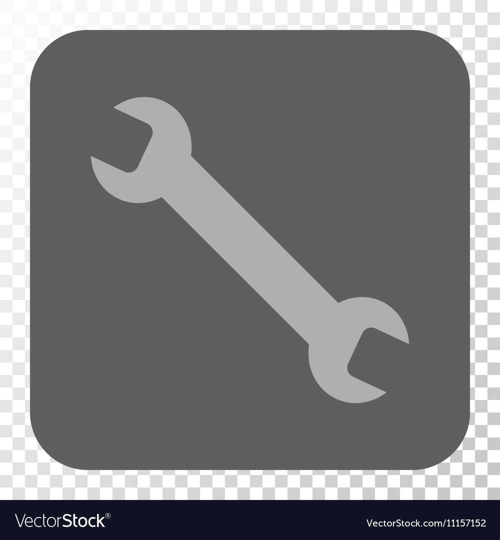 Wrench rounded square button