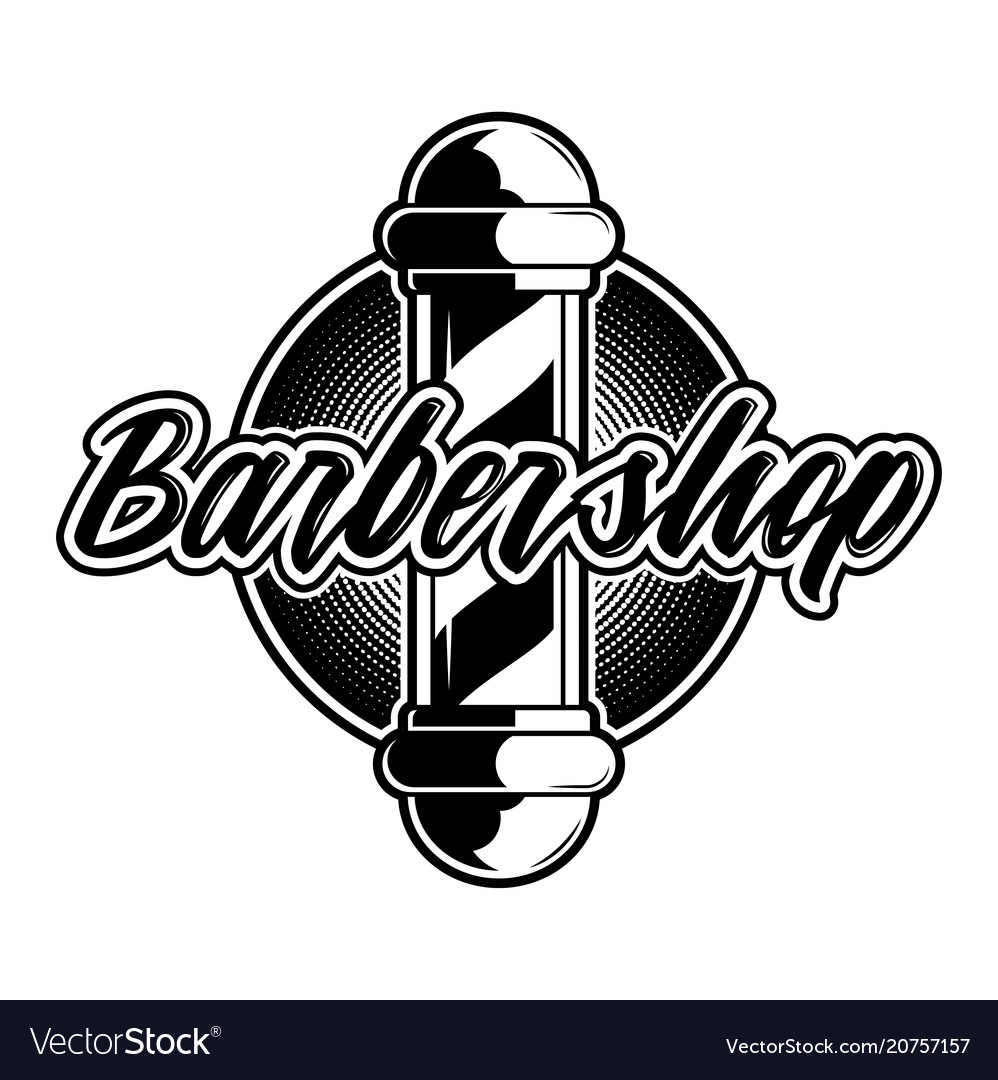 Barber Shop Design Logo PNG Vector (AI) Free Download