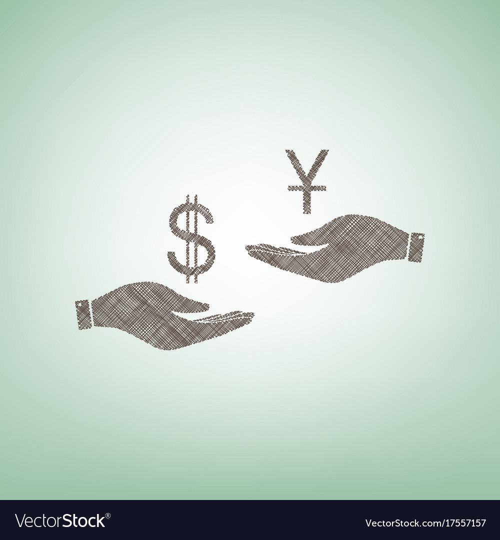 Currency exchange from hand to dollar