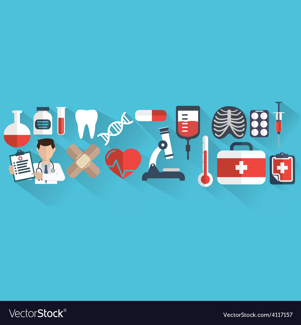 Health Icons Royalty Free Vector Image - Vectorstock