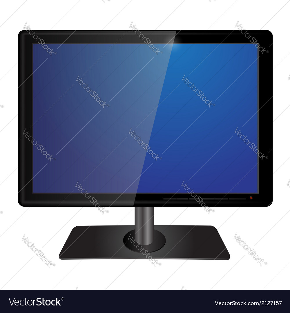 Modern tv Royalty Free Vector Image - VectorStock