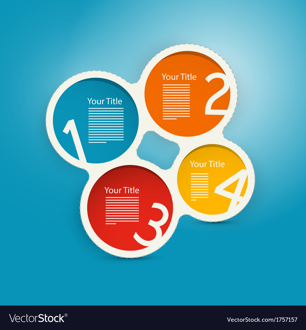 Paper progress steps for tutorial infographics