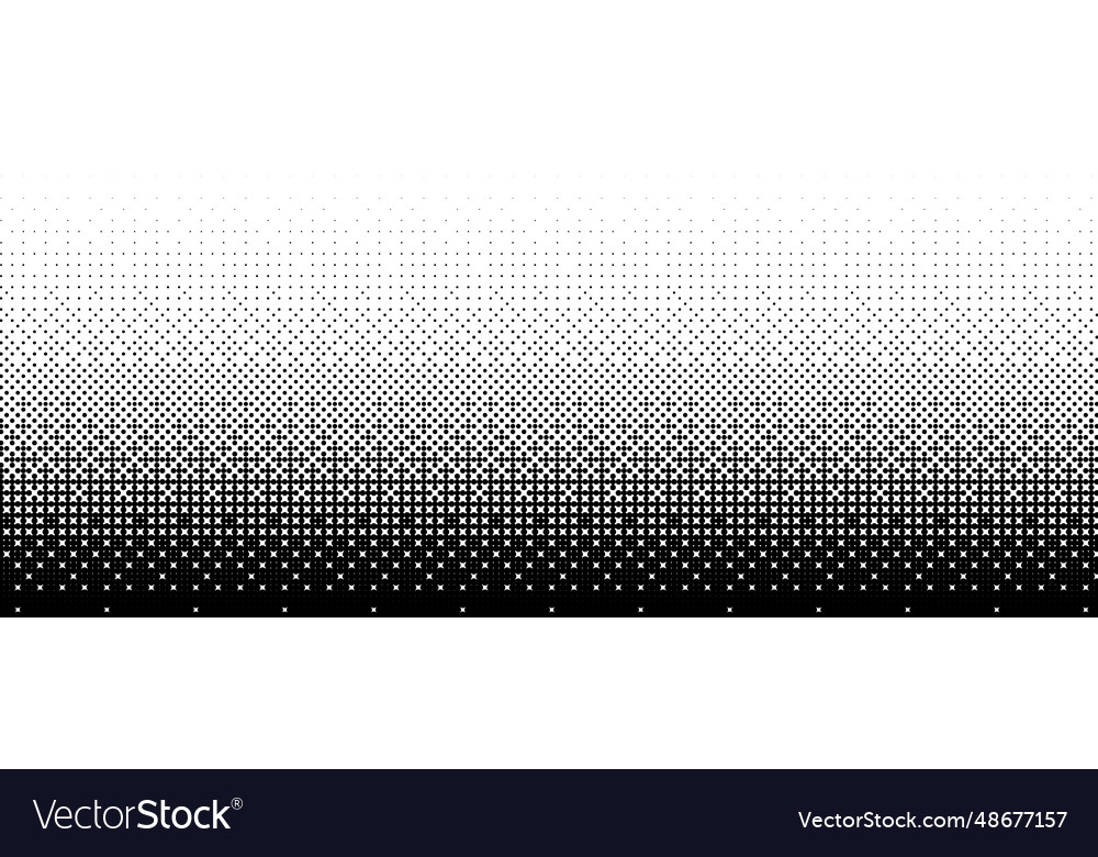 Pixelated bitmap gradient texture black and white vector image Pixelated bitmap gradient texture black and white