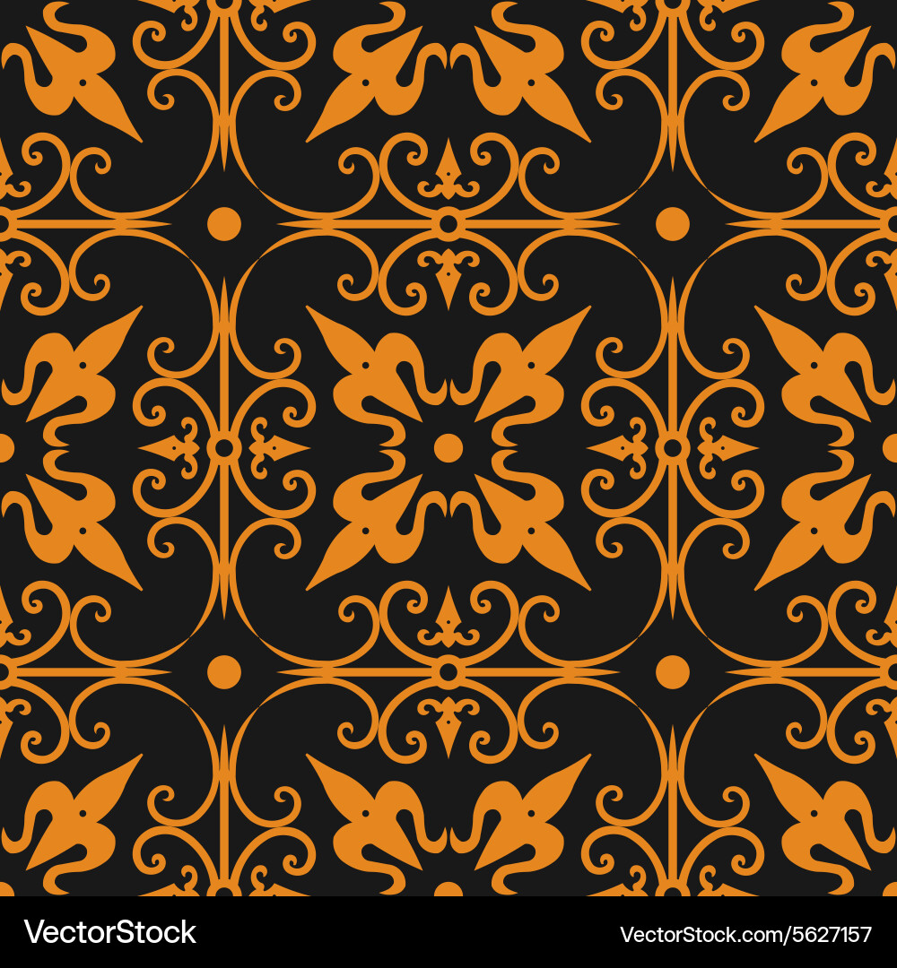 Seamless ornament pattern Royalty Free Vector Image
