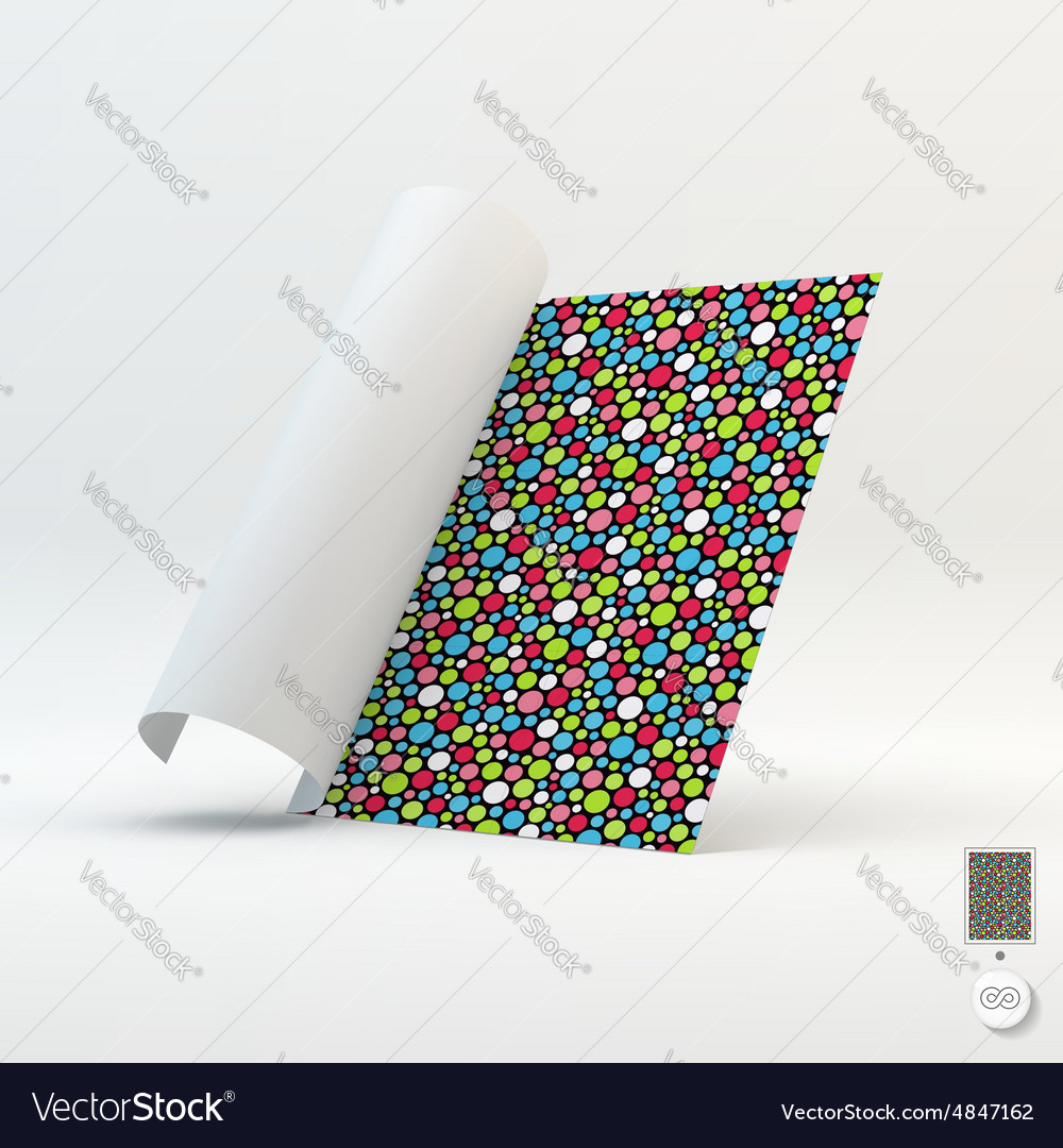 A4 business blank abstract background with color
